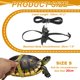 thumbnail image 2 of Uxcell Arnés Ajustable para Tortugas con Correa y Campana Alas de Cuero Suave a Prueba de Escape Cuerda para Caminar Pequeña Negra, 2 of 7