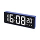 thumbnail image 3 of Despertador Digital Pantalla LED Gran Número Silencioso Para Viaje Dormitorio Escritorio Azul, 3 of 5