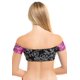 thumbnail image 2 of Bikini Con Hombros Descubiertos Estampado Morado L, 2 of 3
