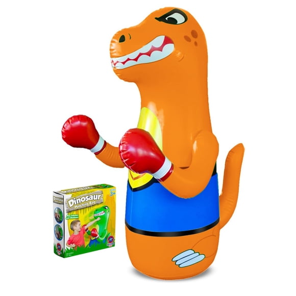 Saco de boxeo inflable Preferred Toys Bop Dinosaur de 47 pulgadas