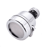 Genérico - Grifo Boquilla Cabezal Giratorio Llave Lavaplatos - Plantb Acabado Brillante Color Plateado