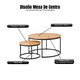 thumbnail image 2 of Mesa de centro Nido 2 pcs Madera 50/70cms, 2 of 4