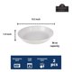 thumbnail image 2 of Juego de 2 tazones blancos de 24 cm – 10 Strawberry Street, 2 of 5