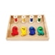 thumbnail image 2 of Montessori Práctica Juguetes De Cuerda Aprendizaje Habilidad Juguete Portátil Para Niños Pequeños Campana Bobinado, 2 of 2