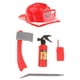 thumbnail image 1 of ni?os fuego principal juego de rol traje de halloween cosplay casco conjunto 5 piezas, 1 of 5