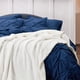 thumbnail image 4 of Manta Bedsure Sherpa de forro polar para sofá, 130 x 150 cm, color blanco, 4 of 7