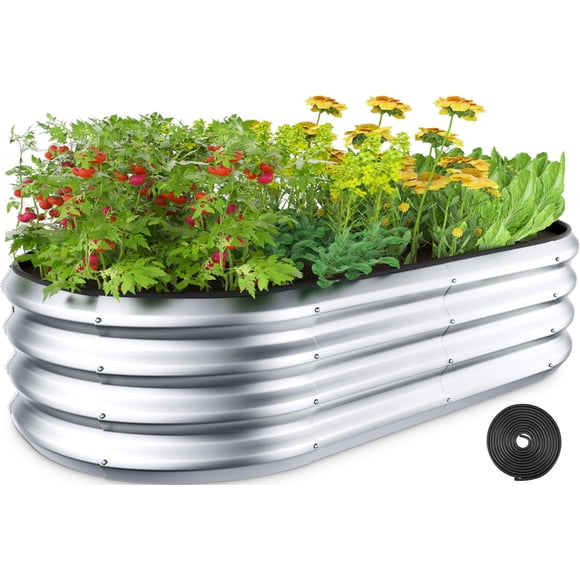 Huerto Elevado Winpull de Acero Galvanizado 122x61x30 cm