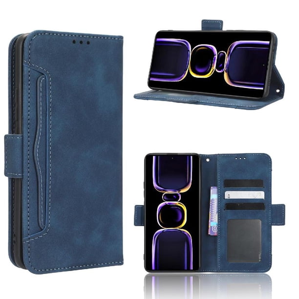 Funda Cartera Magnética para Xiaomi Poco F5 Pro- Tarjetero Desmontable, Cuero PU, Soporte