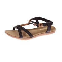 Sandalia Negro Vía Franca