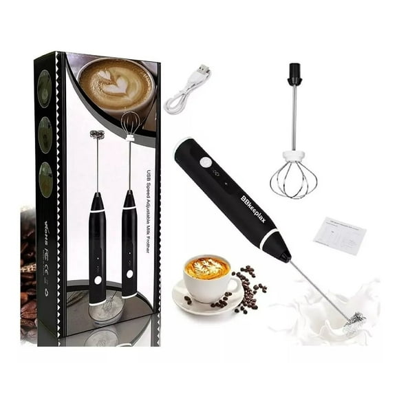 Batidor Manual De Leche para Espuma Café Revolvedor Recargable Usb