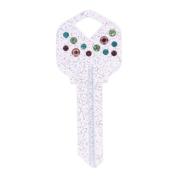 Key Hillman DIVA Confeti en blanco universal de una cara