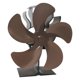 thumbnail image 4 of Bronce Amistoso De La Eficacia De La Fan De La Chimenea De Eco Del Ventilador De La Estufa De 5 Cuchillas Accionado Por Calor, 4 of 5