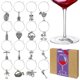 thumbnail image 2 of Colgantes para Copas de Vino Gnollko 16 piezas Regalos de Fiesta, 2 of 8