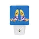 thumbnail image 1 of Bananas en Pijamas Luz nocturna LED con sensor de anochecer a amanecer para dormitorio, baño, pasillo, escaleras - Lámpara LED nocturna de enchufe, 0.5W - 1 pieza, 1 of 6