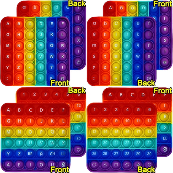 Fidget Toy Proweber, alfabeto pop, números ABC, números para niños