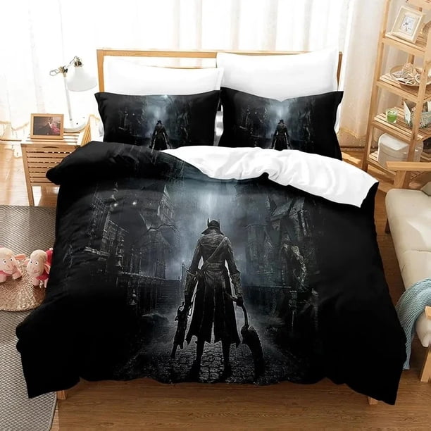 Game Lady Maria Bloodborne Bedding Set Duvet Cover Bed Set Quilt Cover Pillowcase Comforter Size Boys Adult Bed Sheets