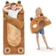 thumbnail image 1 of Saco de dormir iPlay iLearn Plush Capybara para niños de 1 a 8 años, 1 of 3