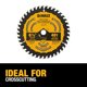thumbnail image 3 of Hoja de sierra circular DEWALT DWA161240, 40 dientes, 165 mm, 3 of 9