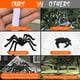 thumbnail image 4 of Decoraciones de Halloween para exteriores, telaraña de Halloween de 200", araña gigante de 59", araña falsa con telaraña enorme para exteriores, decoraciones de Halloween para patio, césped, casa, fie, 4 of 7