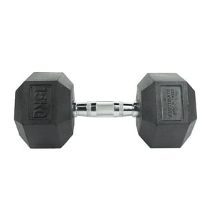 Ultimate Fitness - Mancuerna Hexagonal 15 Kg