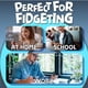thumbnail image 3 of Anillos magnéticos Fidget Toy BUNMO negros para adultos y adolescentes, 3 of 6
