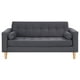thumbnail image 1 of Sofa Retro 3c Felpa 05 Gris, 1 of 6