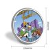 thumbnail image 2 of El show de Huckleberry Hound-Theme Round Button Badge: Premium Metal Construction, Ideal for High-End Events 2.8 cm, 2 of 6