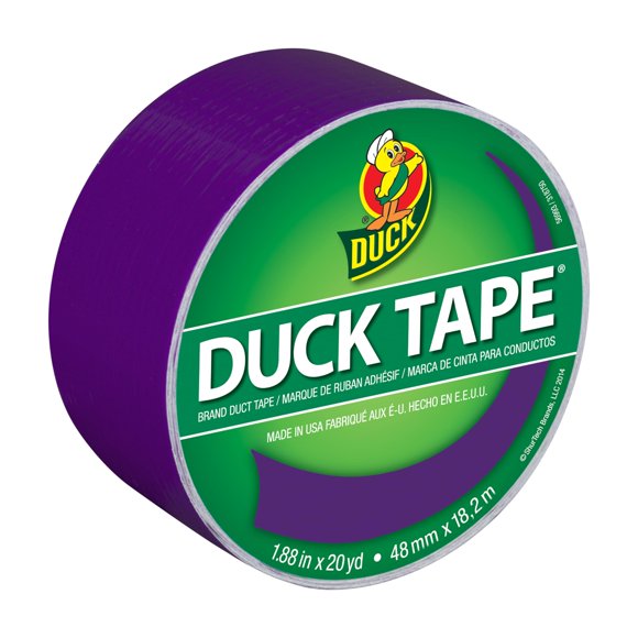 Cinta adhesiva Duck 1265017, color morado, 4,8 cm x 18,3 m