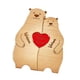 thumbnail image 3 of Bear Family Wooden Art Puzzle Familia De Osos Para Los Osos Para La Casa NAVIDAD 2 Osos, 3 of 5