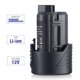 thumbnail image 2 of Batería de repuesto Farmice 3.0Ah para Ridgid 12V AC82049 R82048, 2 of 7