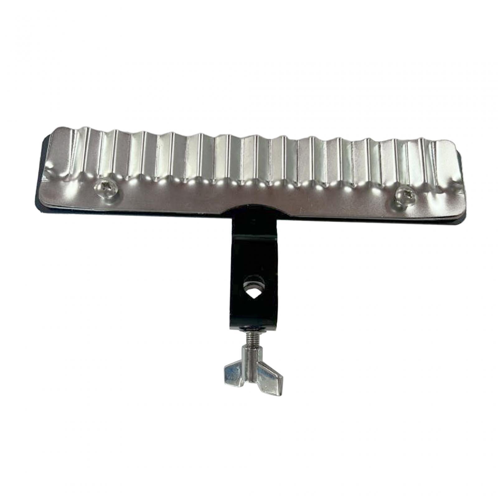 Magideal - Crasher De Percusión Para Plataformas De Percusión Y Batería, Superficie De Juego De Acero, Regalo Fácil De Montar Para Bateristas, Accesorios De Perc