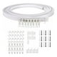 thumbnail image 1 of Riel Cortina Techo Flexible 3M 18 Poleas Soporte PVC, 1 of 2