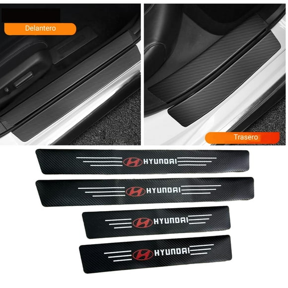 Set De 4 zócalos Para Las Cuatro Puertas del auto Hyundai