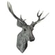 thumbnail image 5 of 3D Deer Head Cornamentas Arte De La Pared Estatua Pegatinas Decoración Del Hogar Gris, 5 of 5