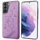 thumbnail image 1 of Butterfly Pattern PU Leather Case Wallet: Shockproof Flip Cover with Card Holder for Samsung S8/S10/Note10/S21 Series, 1 of 3
