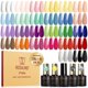 thumbnail image 1 of Set de Esmalte de Uñas en Gel ROSALIND 30 piezas Colores Pastel con Top Coat, 1 of 6