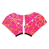 Magideal - 1 Par De Fajas Tipo Rana, Equipo De Aletas De Mano Para Natación, De Fitness Para Ejercicio Acuáticos, Entrenamiento Acuático, Esnórquel, Buceo, Rosa Roja L