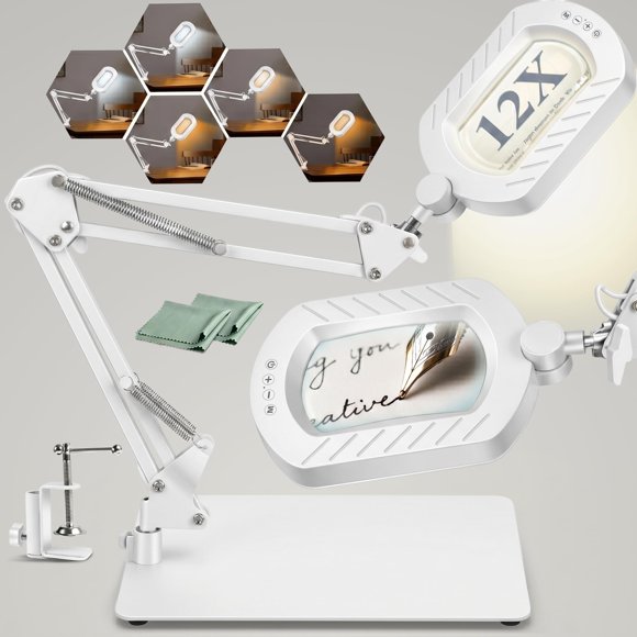 Lupa Toolastra 12X con 144 LED
