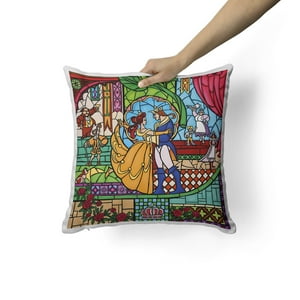 Creango - Cojin Decorativo La Bella Y La Bestia