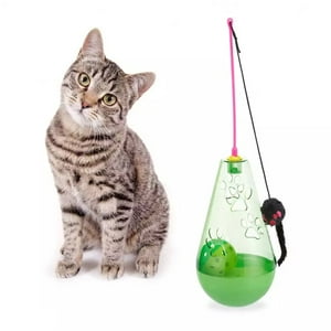 Defensor - Juguete Interactivo Para Gatos (Mono Porfiado) Verde
