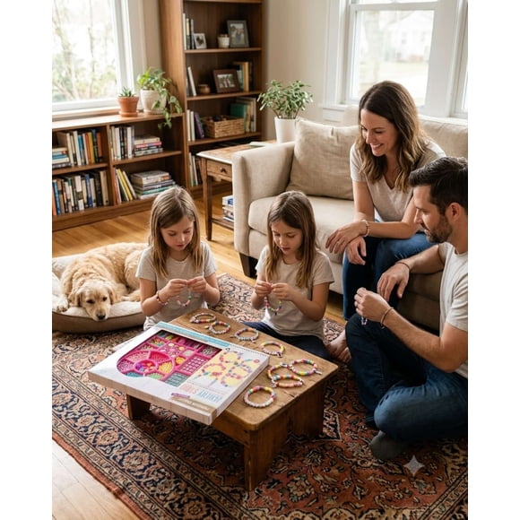 Fábrica de Pulseras Divertidas: Kit de Bisutería Creativa Infantil 01