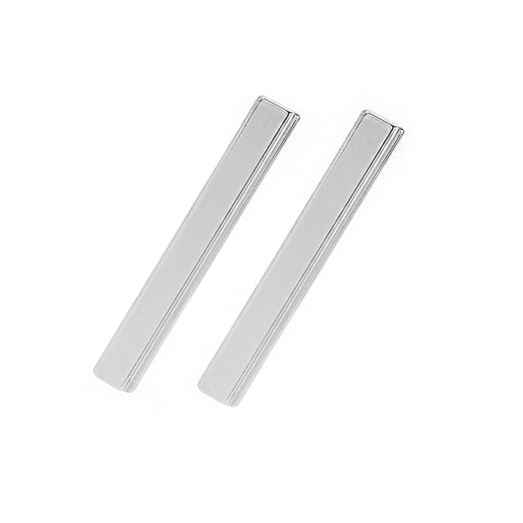 Imán para puerta de ducha de vidrio Mzcvriru 6,4 cm níquel, paquete de 2