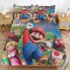 thumbnail image 1 of Super Mario 3-Piece Comforter Set for Bedroom Super Mario Bedding Set for Kids Adults Soft Microfiber Duvet Cover Set with Zipper Closure, 1 of 5