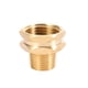 thumbnail image 4 of Adaptador para manguera de jardín Kbrotech 3/4" GHT hembra x 1/2" NPT macho, 2 piezas, 4 of 5