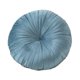 thumbnail image 3 of Cojín Redondo De Calabaza, Elegante Y De Primera Calidad, Para El Suelo, Para Tocador, Cama, Sofá, Color Azul Lago, 3 of 5