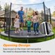 thumbnail image 3 of Almohadilla para trampolín Exacme 490 cm impermeable gris, 3 of 8
