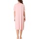thumbnail image 3 of INSPIRE CHIC Camisón de Mujer de Modal Suave con Botones, Manga Corta, Cuello Redondo y Largo Midi, Ropa de Dormir M Rosa, 3 of 6