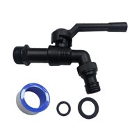 Magideal - Grifo Para Exteriores Grifo Para Lavadora De Cobre Conector Fácil De Usar Durable 1 En 2 Hacia Afuera Bibcocks Para Césped Baño Cocina Baño Al Aire B