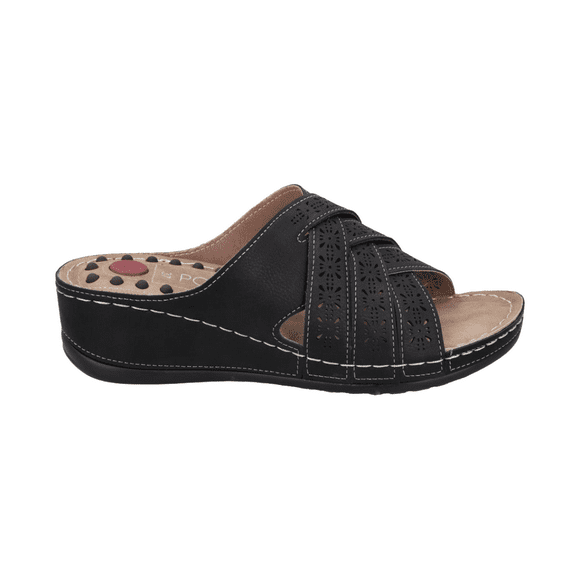 SANDALIAS POLICE NEGRO MUJER PO-POS25Y086 - Talla 38