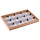 thumbnail image 4 of Bandejas De Joyería Bandeja De Cajón De Joyería De Terciopelo Estuche De Almacenamiento De Joyería Para Collar 12 Rejillas, 4 of 5